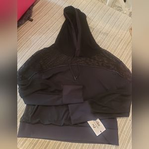 Zyia Black Mesh Winner Hoodie